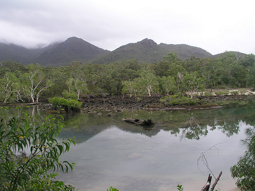 Little Ramsay Bay - Camp site Little Ramsay Bay - Camp site